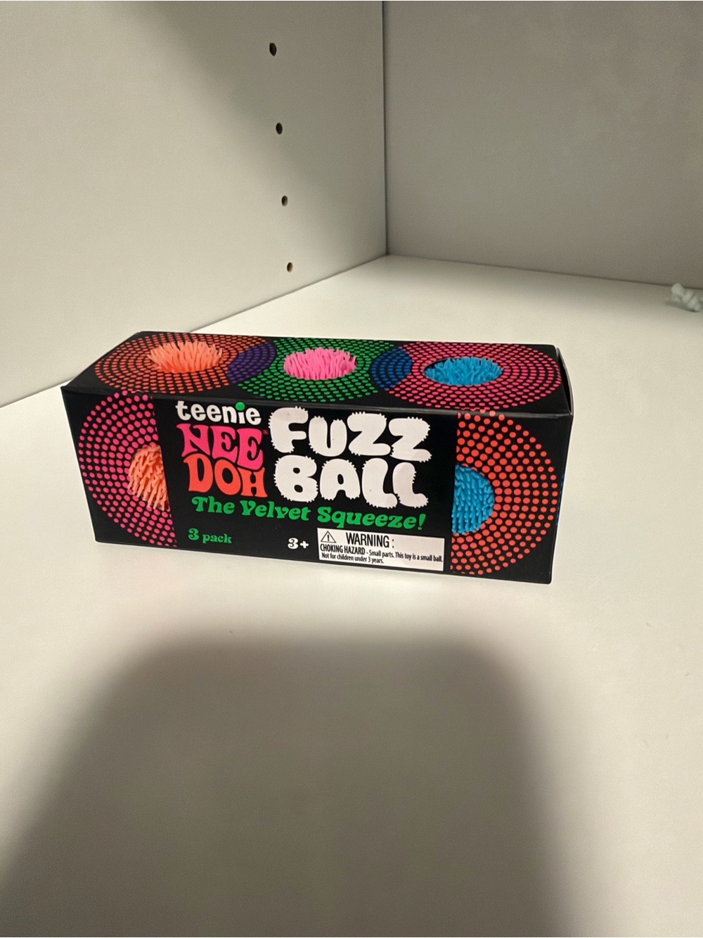 Brand new Schylling NeeDoh Teenie Fuzz Ball 3-Pack